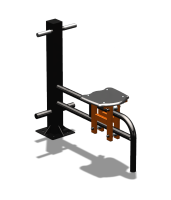 Уличный тренажер "Каталка одинарная" УТ 123 в Екатеринбурге