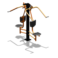 Уличный тренажер  "Верхняя тяга двойная"  УТ207 в Екатеринбурге