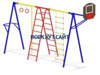 Гимнастический комплекс с баскетбольным щитом МАФ 3001 в Екатеринбурге