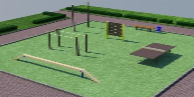 Проект спортплощадки мини спорт  в Екатеринбурге