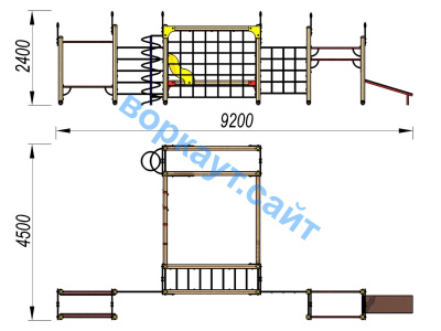Детский спортивный комплекс ДСК 3102 в Екатеринбурге