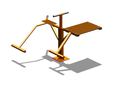 Уличный тренажер "Пресс Гиперэкстензия" УТ327 в Екатеринбурге