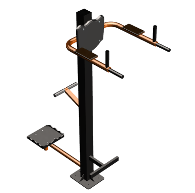 Уличный тренажер "Брусья Пресс Твистер" УТ345 в Екатеринбурге