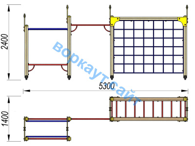 Детский спортивный комплекс Атлет ДСК 3106 в Екатеринбурге