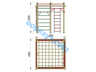 Детский спортивный комплекс ДСК 3110 в Екатеринбурге