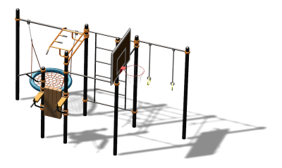 Спортивный комплекс воркаут ВС-104 в Екатеринбурге