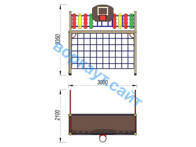 Детский спортивный комплекс ДСК 3101 в Екатеринбурге