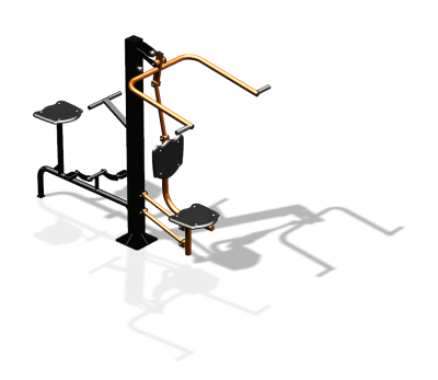 Уличный тренажер "Верхняя тяга Вело" УТ340 в Екатеринбурге