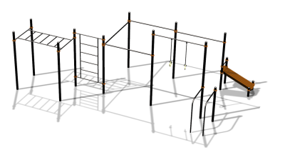 Спортивный комплекс воркаут ВС-153 в Екатеринбурге