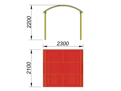 Навес судейский МАФ 4004 в Екатеринбурге