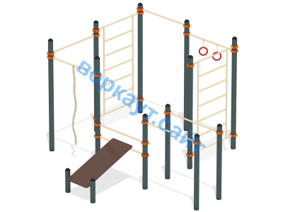 Спортивный комплекс воркаут ВС-47 в Екатеринбурге