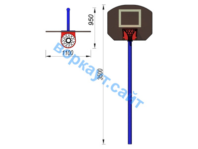 Баскетбольный щит СИО 3510 в Екатеринбурге