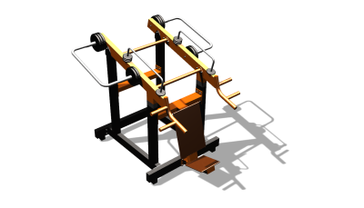 Силовой уличный тренажер  "Жим вверх"  УТ421 в Екатеринбурге