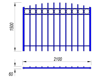 Ограждение спортивной площадки МАФ 5005 в Екатеринбурге