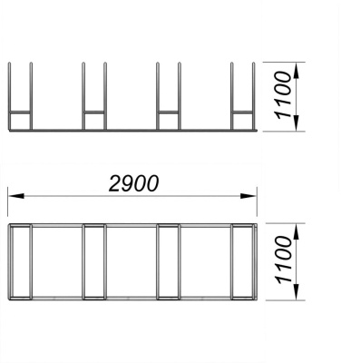 Велопарковка МАФ 6002 в Екатеринбурге