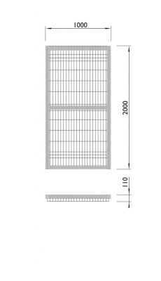 Калитка спортивной площадки МАФ 5105 в Екатеринбурге