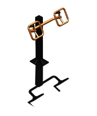 Уличный тренажер "Штурвал одинарный" УТ 122 в Екатеринбурге