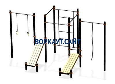 Спортивный комплекс воркаут ВС-44 в Екатеринбурге