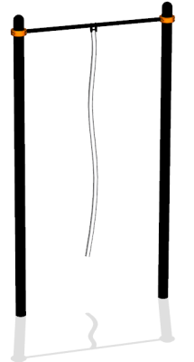 Турник с гимнастическим канатом ВС-34 в Екатеринбурге