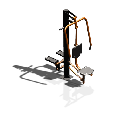 Уличный тренажер "Жим от груди Степпер" УТ342 в Екатеринбурге