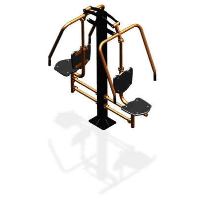 Уличный тренажер  "Жим от груди двойной" УТ204 в Екатеринбурге