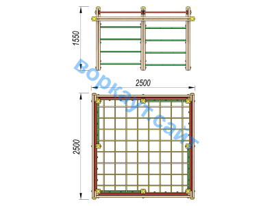 Детский спортивный комплекс ДСК 3109 в Екатеринбурге
