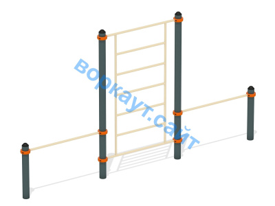 Шведская стенка с перекладинами ВС-13 в Екатеринбурге