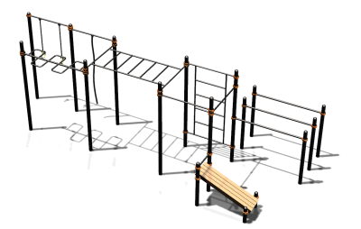 Спортивный комплекс воркаут ВС-77 в Екатеринбурге