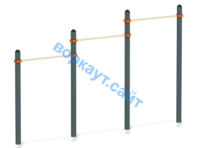 Турник тройной ВС-4 в Екатеринбурге