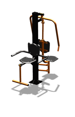 Уличный тренажер "Жим от груди Флекс" УТ324 в Екатеринбурге