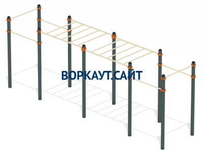 Воркаут рукоход с турниками ВС-23 в Екатеринбурге