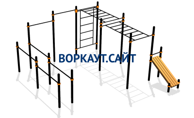 Спортивный комплекс воркаут ВС-109 в Екатеринбурге