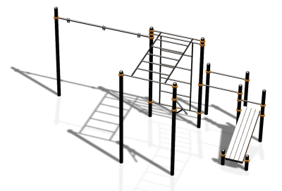 Спортивный комплекс воркаут ВС-87 в Екатеринбурге