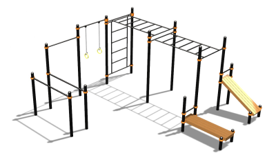 Спортивный комплекс воркаут ВС-71 в Екатеринбурге