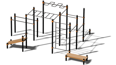 Спортивный комплекс воркаут ВС-141 в Екатеринбурге