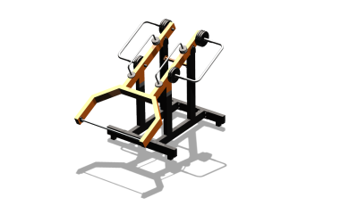 Силовой уличный тренажер  "Мультиштанга"  УТ417 в Екатеринбурге