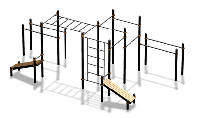 Спортивный комплекс воркаут ВС-100 в Екатеринбурге