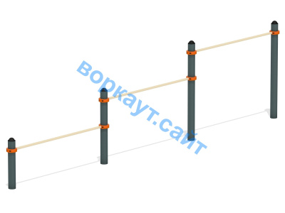 Каскад турников тройной ВС-6 в Екатеринбурге