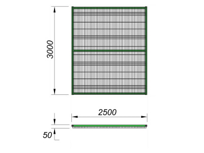 Ограждение спортивной площадки 2500х3000 МАФ 5103 в Екатеринбурге
