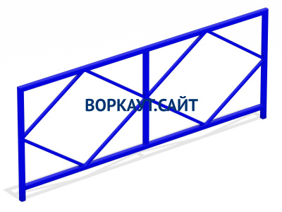 Ограждение площадки МАФ 5001 в Екатеринбурге