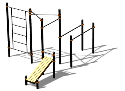 Спортивный комплекс воркаут ВС-140 в Екатеринбурге