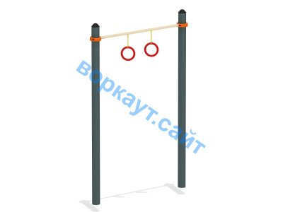 Турник с кольцами ВС-7 в Екатеринбурге Турник с кольцами ВС-7 в Екатеринбурге