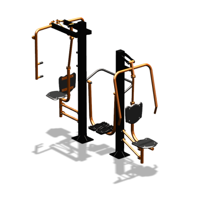 Уличный тренажер "Жим от себя Шагомер Баттерфляй" УТ303 в Екатеринбурге