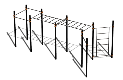 Спортивный комплекс воркаут ВС-118 в Екатеринбурге