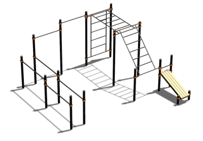 Спортивный комплекс воркаут ВС-146 в Екатеринбурге