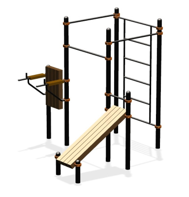 Спортивный комплекс воркаут ВС-64 в Екатеринбурге