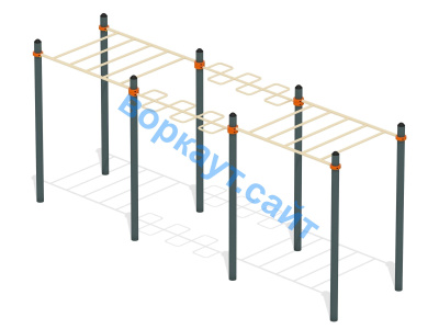 Воркаут комплекс рукоходов ВС-22 в Екатеринбурге