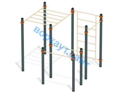 Спортивный комплекс воркаут ВС-48 в Екатеринбурге