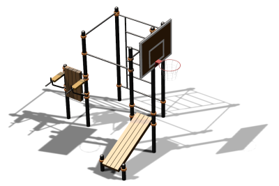 Спортивный комплекс воркаут ВС-155 в Екатеринбурге