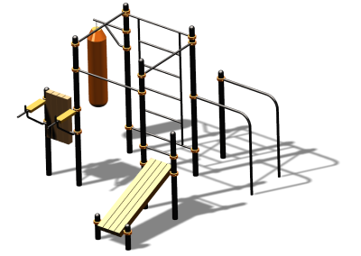 Спортивный комплекс воркаут ВС-93 в Екатеринбурге